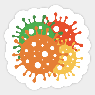 corona virus Sticker